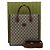 Gucci Interlocking GG Canvas Tote und Schultertasche