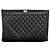 Chanel Clutch Caviar Boy Large Black Nero