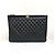 Chanel Clutch Caviar Boy Large Black Nero - vista 4
