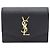 Saint Laurent Tarjetero acordeón Uptown Negro