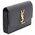 Saint Laurent Tarjetero acordeón Uptown Negro - vista 10