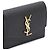 Saint Laurent Tarjetero acordeón Uptown Negro - vista 13