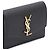 Saint Laurent Tarjetero acordeón Uptown Negro - vista 5
