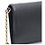 Prada Borsa Crossbody WOC Vitello Move Gold Chain Nero - vista 4