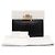 Alexander Mcqueen Clutch con motivo coccodrillo e manico dorato Nero - vista 8