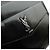 Saint Laurent Borsa tote e a tracolla in vernice con motivo lucertola nera Nero - vista 6