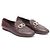 Salvatore Ferragamo Mocassini in pelle Tri-Logo da donna Rosso - vista 10