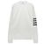 Thom Browne Stripe Milano Stitch Knit Weiß
