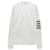 Thom Browne Stripe Milano Stitch Knit Weiß - Ansicht 2