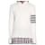 Thom Browne Stripe Milano Stitch Knit Weiß - Ansicht 5