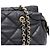 Salvatore Ferragamo Borsa a tracolla con catena dorata e logo Nero - vista 14