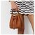 Céline Borsa Tine Clara Supplement in vitello grana Brown Marrone - vista 3