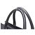 Burberry Borsa Tote e Borsa a Tracolla in tela Check Canvas Nero - vista 13