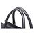 Burberry Borsa Tote e Borsa a Tracolla in tela Check Canvas Nero - vista 4