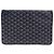 Goyard Pochette Sena MM Unisex Clutch Bag Navy Blu