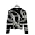 Hermès Rolling Triangle Intarsia Kaschmirstrick Schwarz  - Ansicht 1