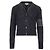 Thom Browne Mohair-Wollcardigan mit diagonalem Zopfmuster Dunkelgrau Braun