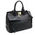 Salvatore Ferragamo Borsa Tote e a Spalla Gancini Studio Medium Black Nero - vista 3
