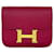Hermès Constance Geldbörse Burgundy Pink  - Ansicht 1