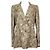Chanel Tweed-Blazer Jacke Braun
