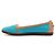 Tod's Ballerine in pelle di pitone blu da donna - vista 4