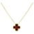Van Cleef & Arpels Vintage Alhambra Lucky Carnelian Yellow Gold Necklace  - view 1