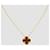 Van Cleef & Arpels Vintage Alhambra Lucky Carnelian Yellow Gold Necklace  - view 4
