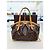 Louis Vuitton Borsa a mano e a tracolla Monogram Tivoli GM Marrone - vista 11