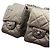 Chanel Borsa a tracolla Cambon Pocket Tote con logo CC metallizzato oro D'oro - vista 6