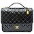 Chanel Zaino School Memory in vernice nera Nero