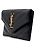 Saint Laurent Monogram Kartenetui mit Klappe Schwarz - Ansicht 2
