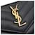 Saint Laurent Monogram Kartenetui mit Klappe Schwarz - Ansicht 7