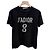 Dior T-shirt a maniche corte in cotone e lino da donna Nero
