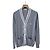 Brunello Cucinelli Cardigan in cotone con logo Grigio XL Marrone