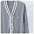 Brunello Cucinelli Cardigan in cotone con logo Grigio XL Marrone - vista 2