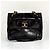 Chanel Borsa a Tracolla in Vernice con Catena Nera Nero - vista 5