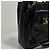 Chanel Borsa a Tracolla in Vernice con Catena Nera Nero - vista 7