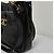 Chanel Borsa a Tracolla in Vernice con Catena Nera Nero - vista 8