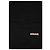 Acne Sciarpa ampia in lana nera con logo e frange