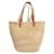 Céline Raffia Triumph Panier Large Marrone - vista 3