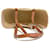 Céline Raffia Triumph Panier Large Marrone - vista 6