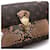 Louis Vuitton Borsa a tracolla e crossbody Monogram Python Victorie Flap Gold Chain Multicolore - vista 8