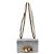 Alexander Mcqueen Mini borsa a tracolla satchel con paillettes e cristalli e catena dorata