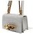 Alexander Mcqueen Mini borsa a tracolla satchel con paillettes e cristalli e catena dorata - vista 2