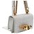 Alexander Mcqueen Mini borsa a tracolla satchel con paillettes e cristalli e catena dorata - vista 3