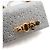 Alexander Mcqueen Mini borsa a tracolla satchel con paillettes e cristalli e catena dorata - vista 9