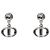 Dior Pendientes CD Silver Navy