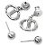 Dior Pendientes CD Silver Navy - vista 4