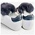 Moncler Sneakers in pelle bianca con pelliccia e Velcro Bianco - vista 6
