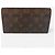 Louis Vuitton Sarah Wallet Carteira Longa Marrom - vista 2